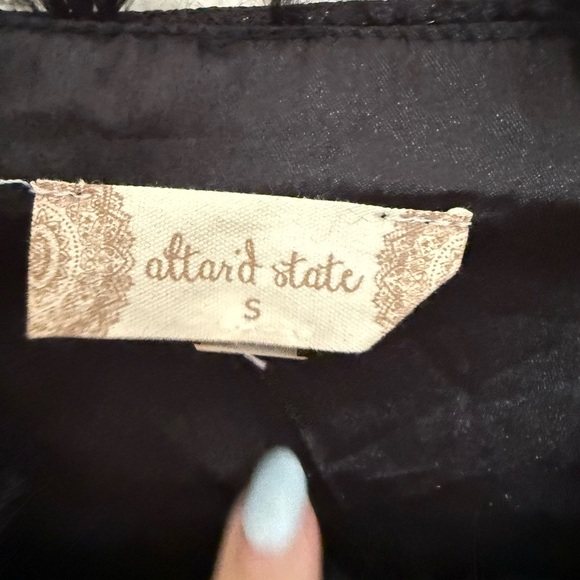 Altar'd State Black Textured Teddy Jacket - Picture 2 of 3